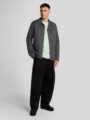 Lyle & Scott Grey Tech Twill Overshirt - Image 2 of 5