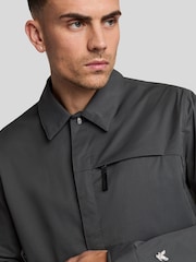 Lyle & Scott Grey Tech Twill Overshirt - Image 4 of 5