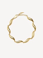 Missoma Gold Plated Savi Signature Link Chain Bracelet - Image 1 of 6