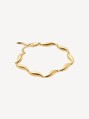 Missoma Gold Plated Savi Signature Link Chain Bracelet - Image 2 of 6