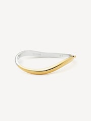 Missoma Gold Plated Savi Signature Hinged Bangle - Image 1 of 6