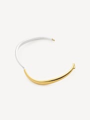 Missoma Gold Plated Savi Signature Hinged Bangle - Image 2 of 6
