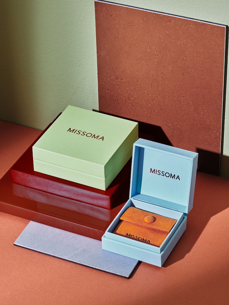 Missoma Gold Plated Savi Signature Hinged Bangle - Image 6 of 6