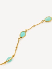 Missoma Gold Tone Magma Gemstone Charm Bracelet - Image 3 of 4