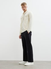 River Island Cream Slim Fit Double Pocket Jacket - Image 3 of 4