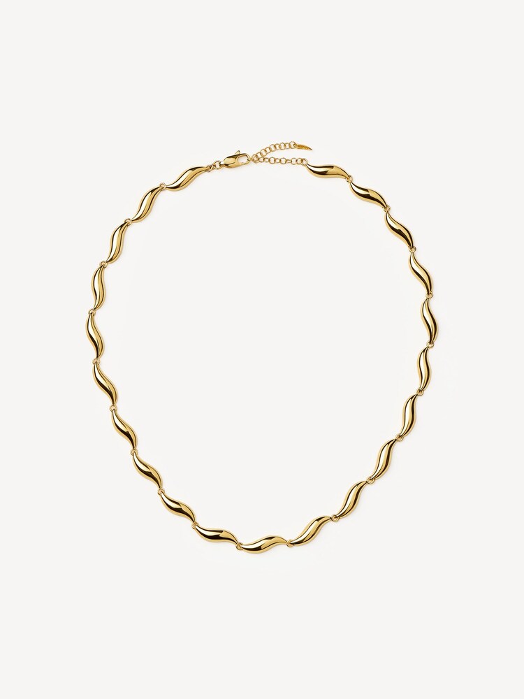 Missoma Gold Tone Savi Signature Link Chain Necklace - Image 1 of 7