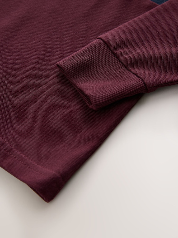 توتي/أزرق داكن - قميص بولو بألوان متباينة بكُم طويل (3-16سنة) - صورة 4 من 4 توتي/أزرق داكن - قميص بولو بألوان متباينة بكُم طويل (3-16سنة) - صورة 4 من 4