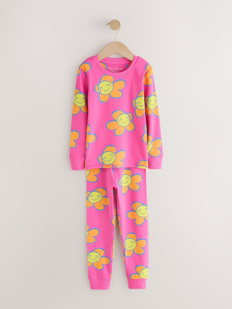 Flower Unicorn Snuggle Pyjamas 3 Pack (9mths-10yrs) - Image 2 of 7 Flower Unicorn Snuggle Pyjamas 3 Pack (9mths-10yrs) - Image 2 of 7