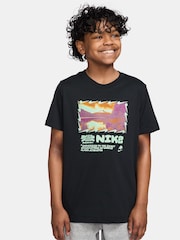 Nike Black Photo Graphic Print T-Shirt - Image 1 of 3