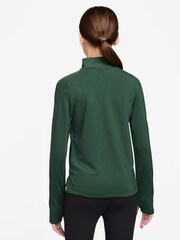 Nike Fir Green Pro Dri-FIT Veneer Printed Swoosh Half Zip Sweatshirt - Image 2 of 3