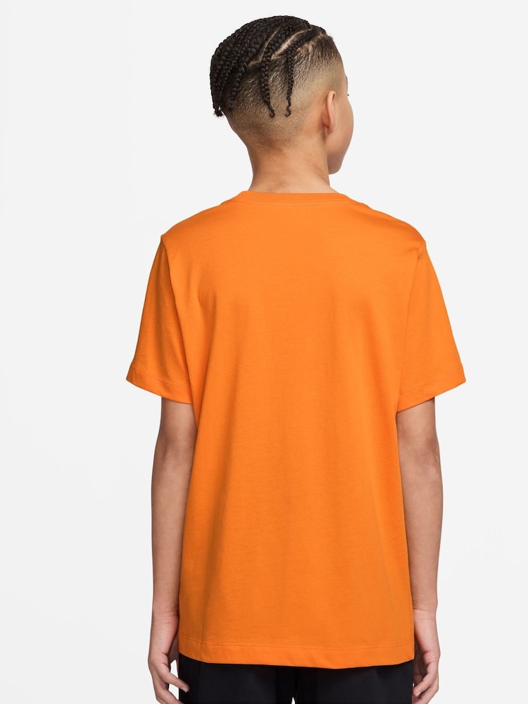 Nike Cermic Orange Photo Graphic Print T-Shirt - Image 2 of 3