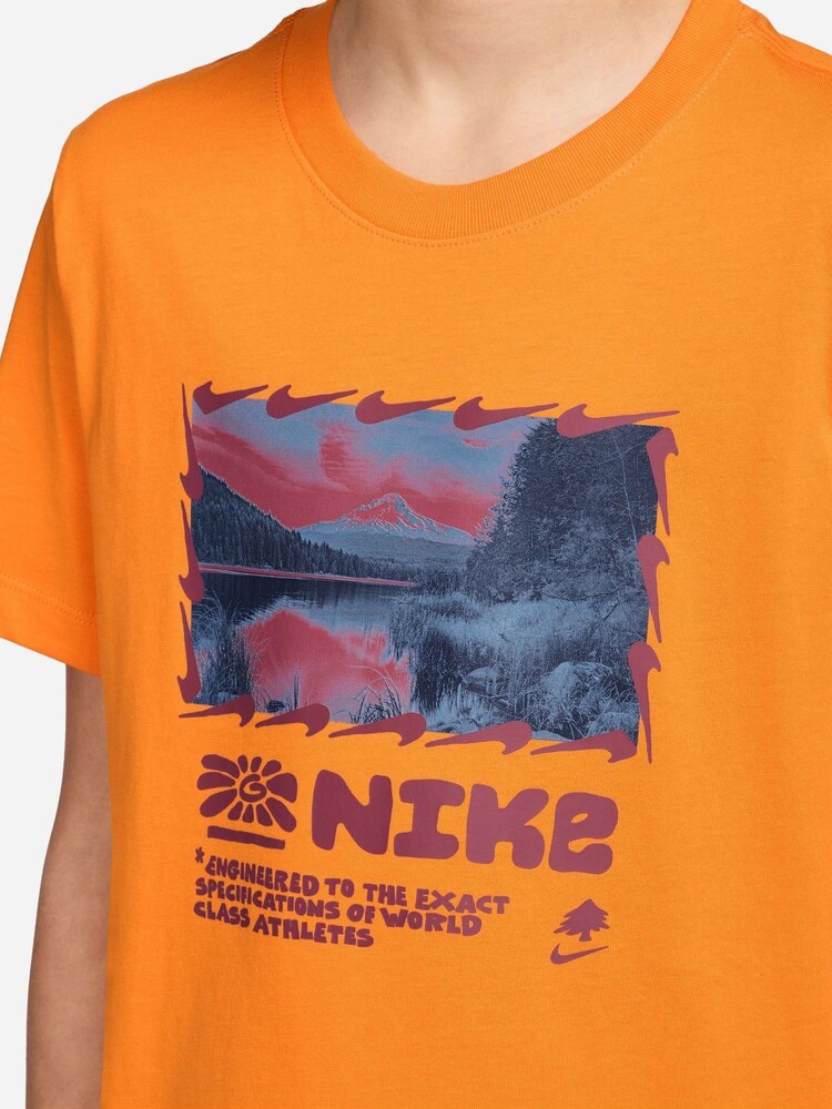Nike Cermic Orange Photo Graphic Print T-Shirt - Image 3 of 3