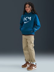 Nike Abyss Blue Kylian Mbappe Club Fleece Hoodie - Image 6 of 7