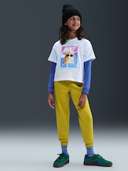 Nike White Cute Animal Graphic Print T-Shirt - Image 1 of 6