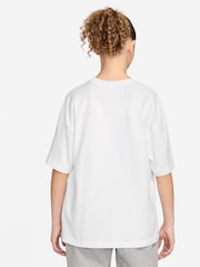 Nike White Butterfly Graphic Print T-Shirt - Image 2 of 3