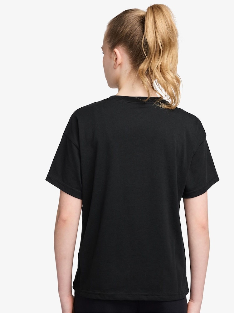 Nike Black Shine Graphic Print T-Shirt - Image 2 of 3
