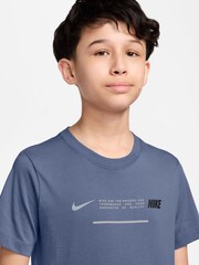 Nike World Indigo Blue Brand Energy T-Shirt - Image 3 of 3