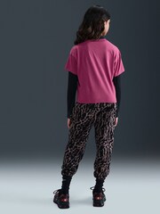 Nike Beet Pink Animal Print Boxy T-Shirt - Image 2 of 6
