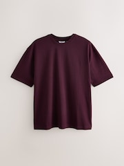 Purple Fig Relaxed Fit Heavyweight T-Shirt - Image 1 of 3