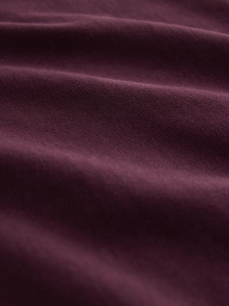 Purple Fig Relaxed Fit Heavyweight T-Shirt - Image 3 of 3 Purple Fig Relaxed Fit Heavyweight T-Shirt - Image 3 of 3