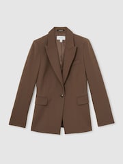 Бежевый - Однобортный пиджак Reiss Gabi - Изображение 2 из 8