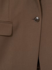 Бежевый - Однобортный пиджак Reiss Gabi - Изображение 7 из 8