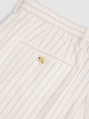 Reiss Easton Regular-Fit Cotton-Blend Pinstripe Trousers - Imagen 8 de 8