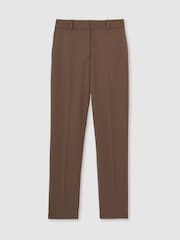 Reiss Mink Neutral Gabi Slim Fit Suit Trousers - Image 2 of 6