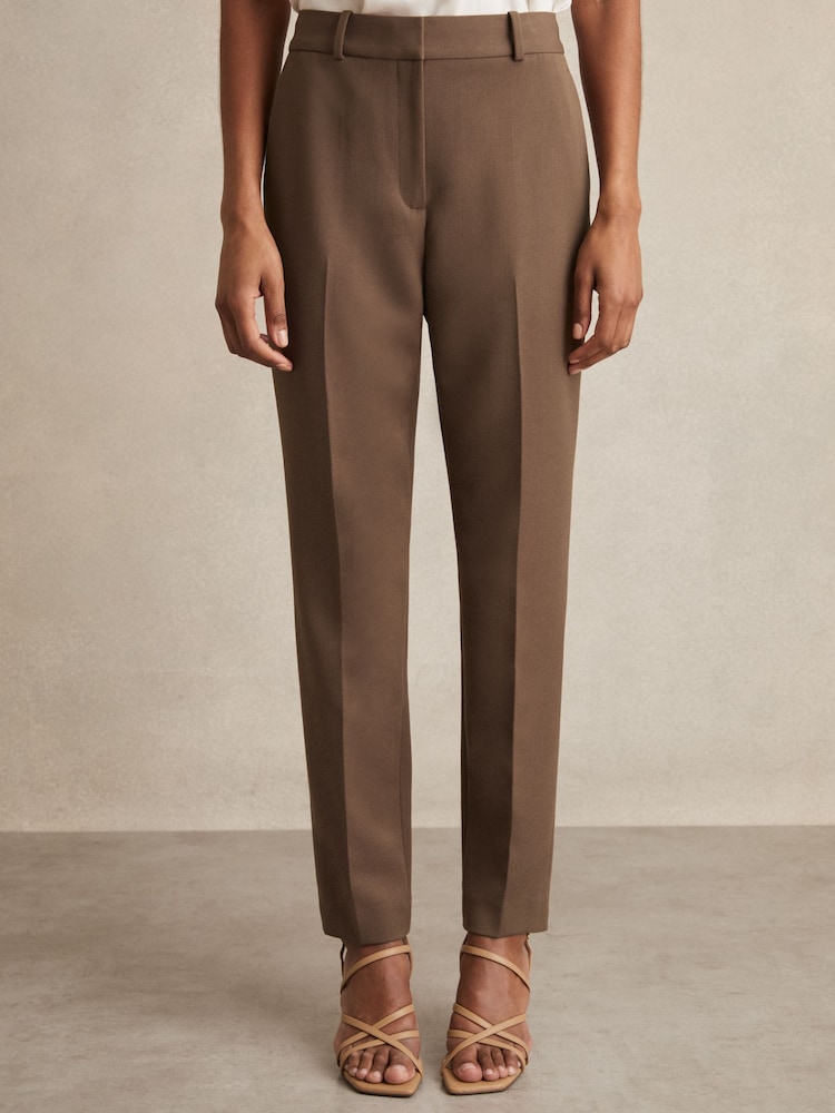 Mink neutraal - Reiss Gabi slim-fit kostuumbroek - Image 3 of 6