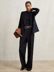 Reiss Navy Haisley Trousers - Image 4 of 7