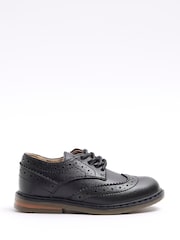 River Island Black Boys Brogue Shoes - Image 1 of 5