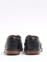 River Island Black Boys Brogue Shoes - Image 3 of 5