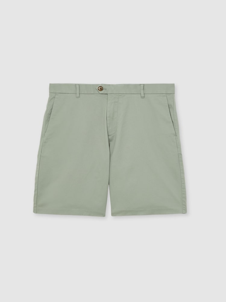 Pistacho - Pantalones cortos chinos informales de estilo corto Wicket S de Reiss - Imagen 2 de 6 Pistacho - Pantalones cortos chinos informales de estilo corto Wicket S de Reiss - Imagen 2 de 6