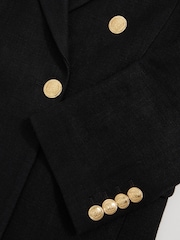 Reiss Eden Oversized Double-Breasted Blazer Linen-Blend - Imagen 6 de 8