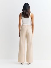 By Malene Birger Desert White Vinola Mid Rise Straight Leg Jeans - Image 4 of 6