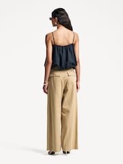 By Malene Birger Black Mia Bubble Hem Top - Image 3 of 7
