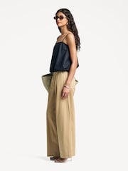 By Malene Birger Black Mia Bubble Hem Top - Image 4 of 7