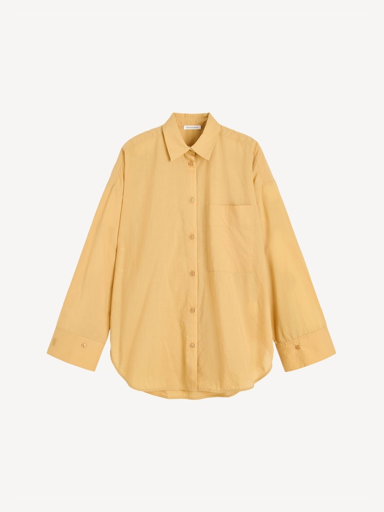 By Malene Birger Yellow Derris Relaxed Shirt - Image 7 of 7