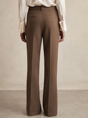 Reiss Mink Neutral Gabi Flared Suit Trousers - Image 5 of 6