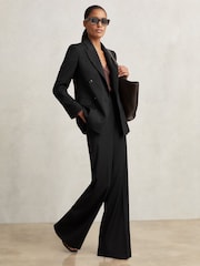 Reiss Black Haisley Trousers - Image 1 of 7