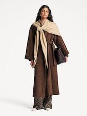 By Malene Birger Natural Dorothea Wrap Scarf - Image 3 of 4