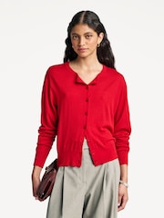 By Malene Birger Red Montie Wool Cardigan - Image 1 of 6