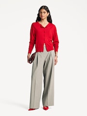 By Malene Birger Red Montie Wool Cardigan - Image 2 of 6