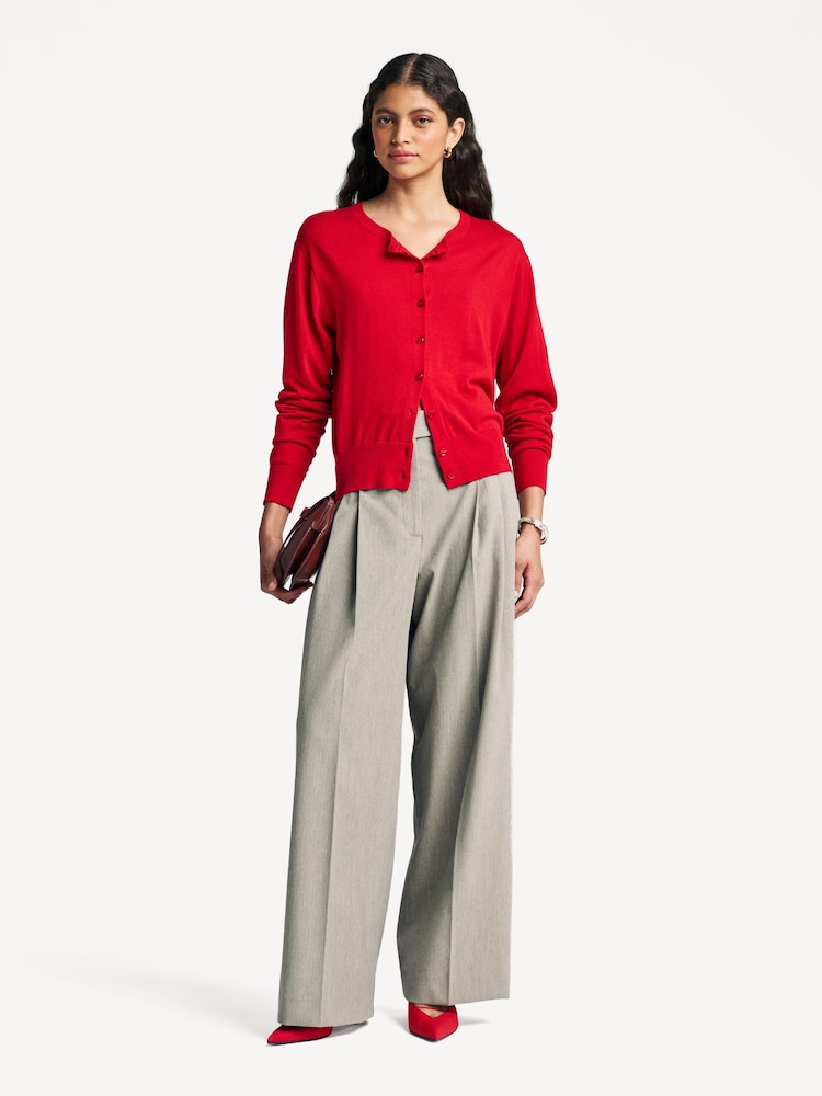 By Malene Birger Red Montie Wool Cardigan - Image 2 of 6 By Malene Birger Red Montie Wool Cardigan - Image 2 of 6
