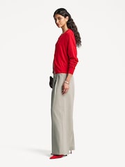 By Malene Birger Red Montie Wool Cardigan - Image 4 of 6