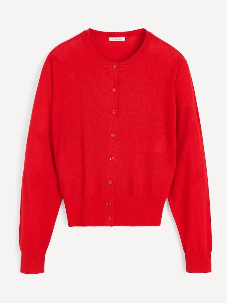 By Malene Birger Red Montie Wool Cardigan - Image 6 of 6 By Malene Birger Red Montie Wool Cardigan - Image 6 of 6