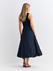 By Malene Birger Black Aubrey Bubble Hem Skirt - Image 4 of 7
