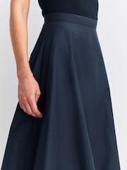 By Malene Birger Black Aubrey Bubble Hem Skirt - Image 5 of 7