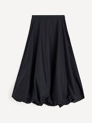 By Malene Birger Black Aubrey Bubble Hem Skirt - Image 7 of 7