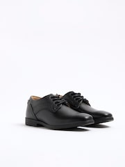River Island Black Boys Faux Leather Shoes - Image 2 of 5